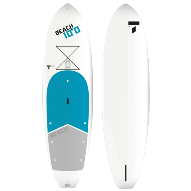 TAHE SUP 10'0 Beach Cross Tt-Pkg '20 Wht/Blue/Grey