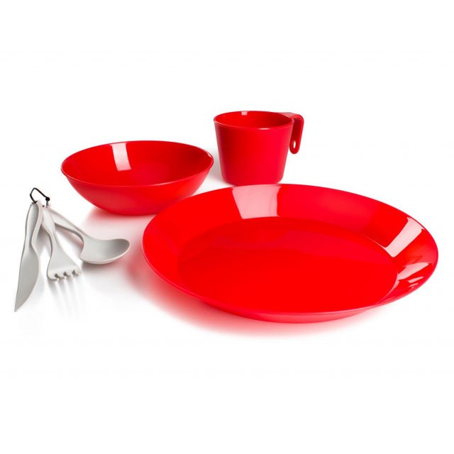GSI Outdoors Cascadian 1 Person Table Set- Red One Color