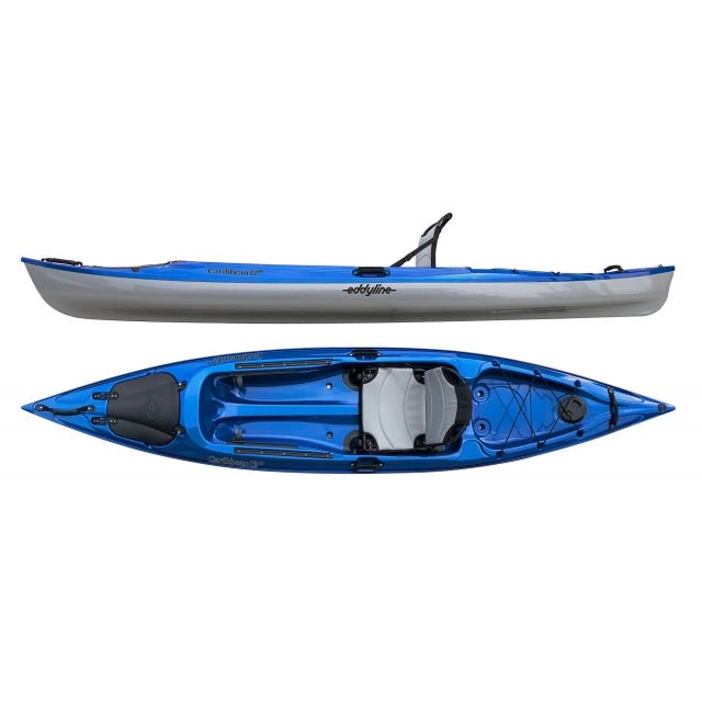 Eddyline Kayaks Caribbean 12FS Sapphire Blue / Silver