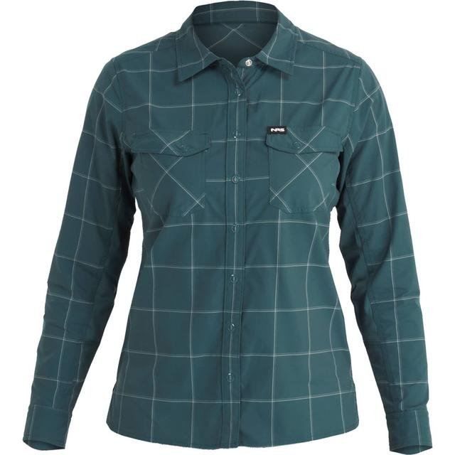 NRS Women's Long-Sleeve Guide Shirt tealth / S