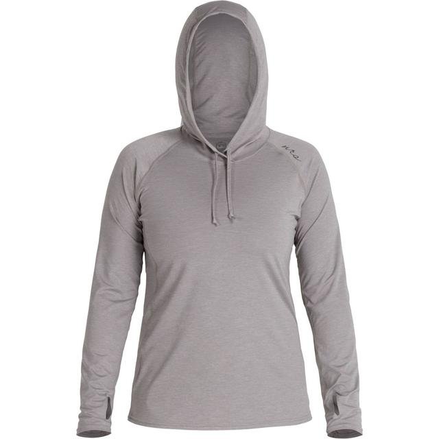 NRS Women's Silkweight Hoodie harkskin / S