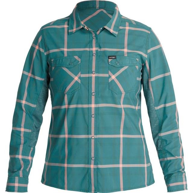 NRS Women's Long-Sleeve Guide Shirt - Closeout Mediterranea